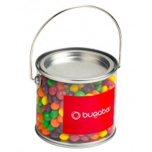 MEDIUM PVC BUCKET FILLED WITH SKITTLES 400g